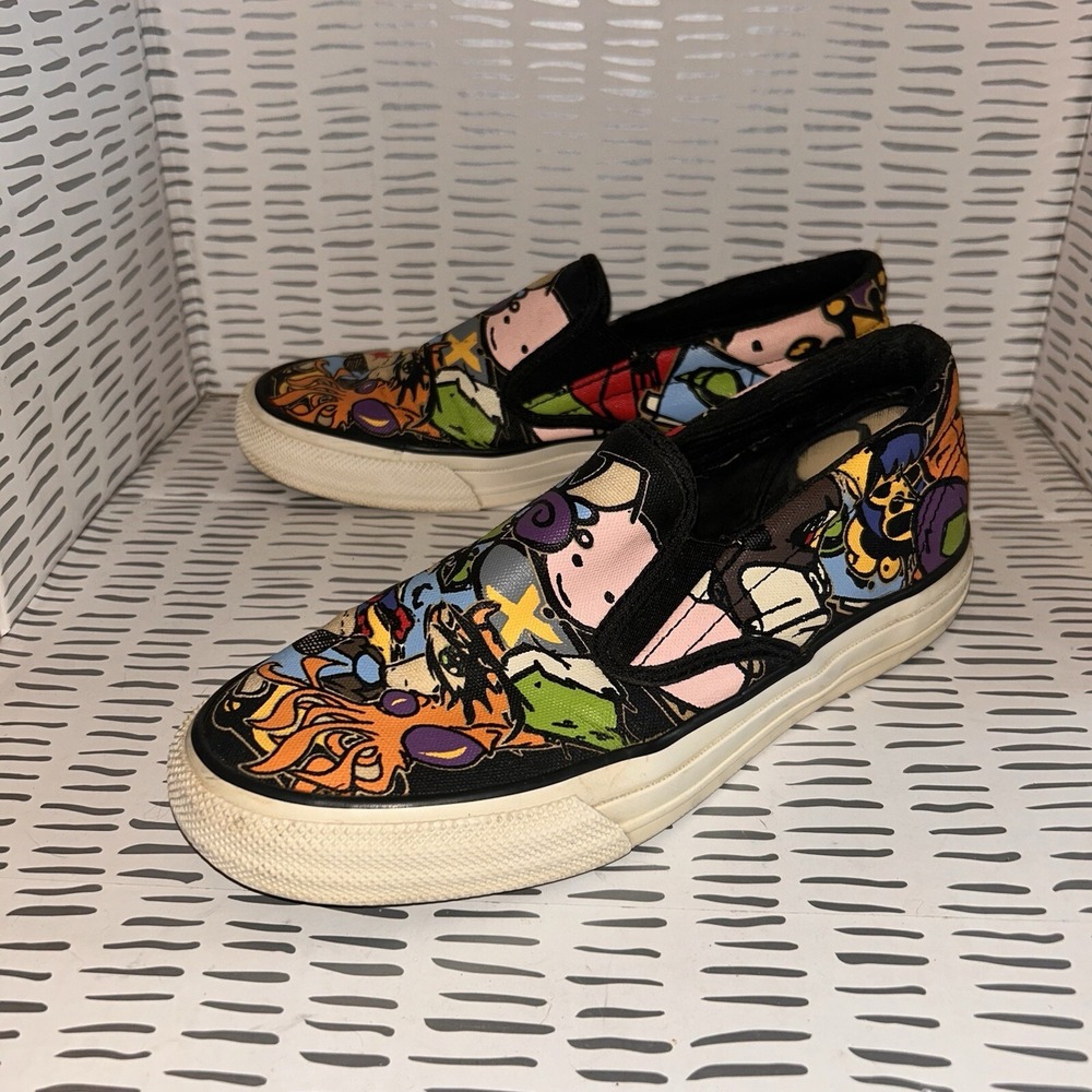 Converse Skid Grip CVO Slip On Pop Art Graphic Sneakers Mens 6 Womens 7.5 7K0704